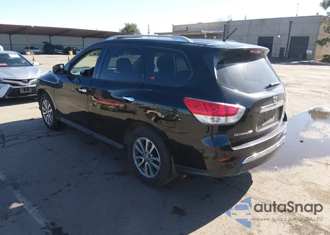 2016 Nissan Pathfinder S z USA, uszkodzony, nr VIN 5N1AR2MM7GC613630